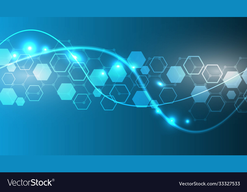Big data visualization background modern vector image Big data visualization background modern