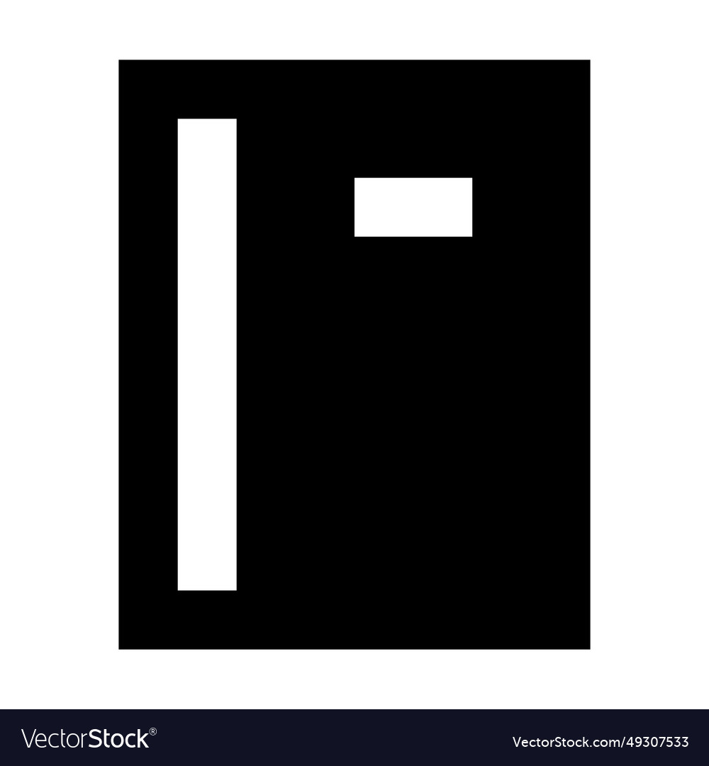 Book icon suitable for website ui design vector image Book icon suitable for website ui design