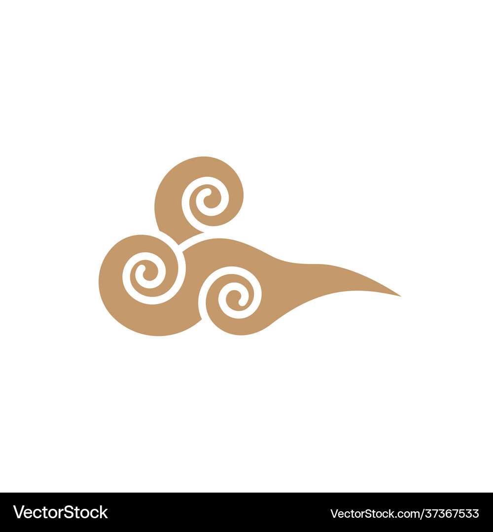 Chinese clouds Royalty Free Vector Image - VectorStock