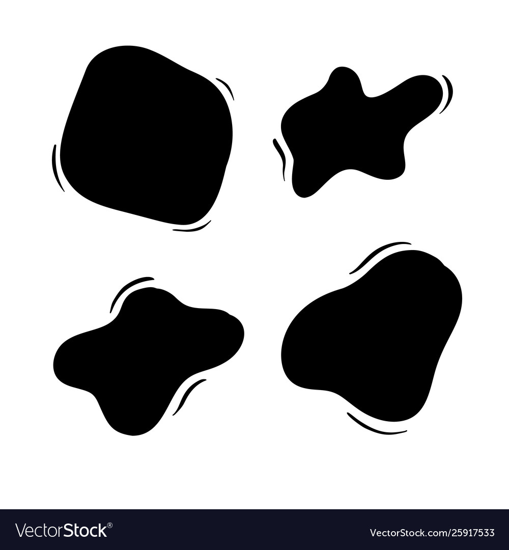 Hand drawn set objects for design use bubble vector image Hand drawn set objects for design use bubble