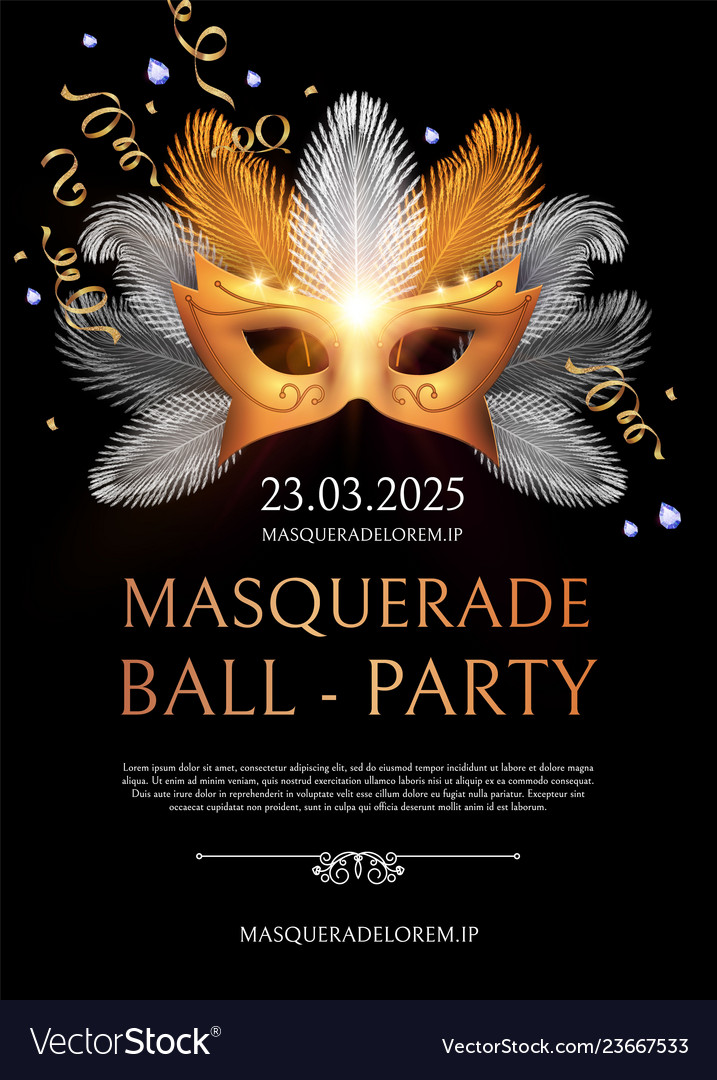 Masquerade Flyer Template Free Templates Printable