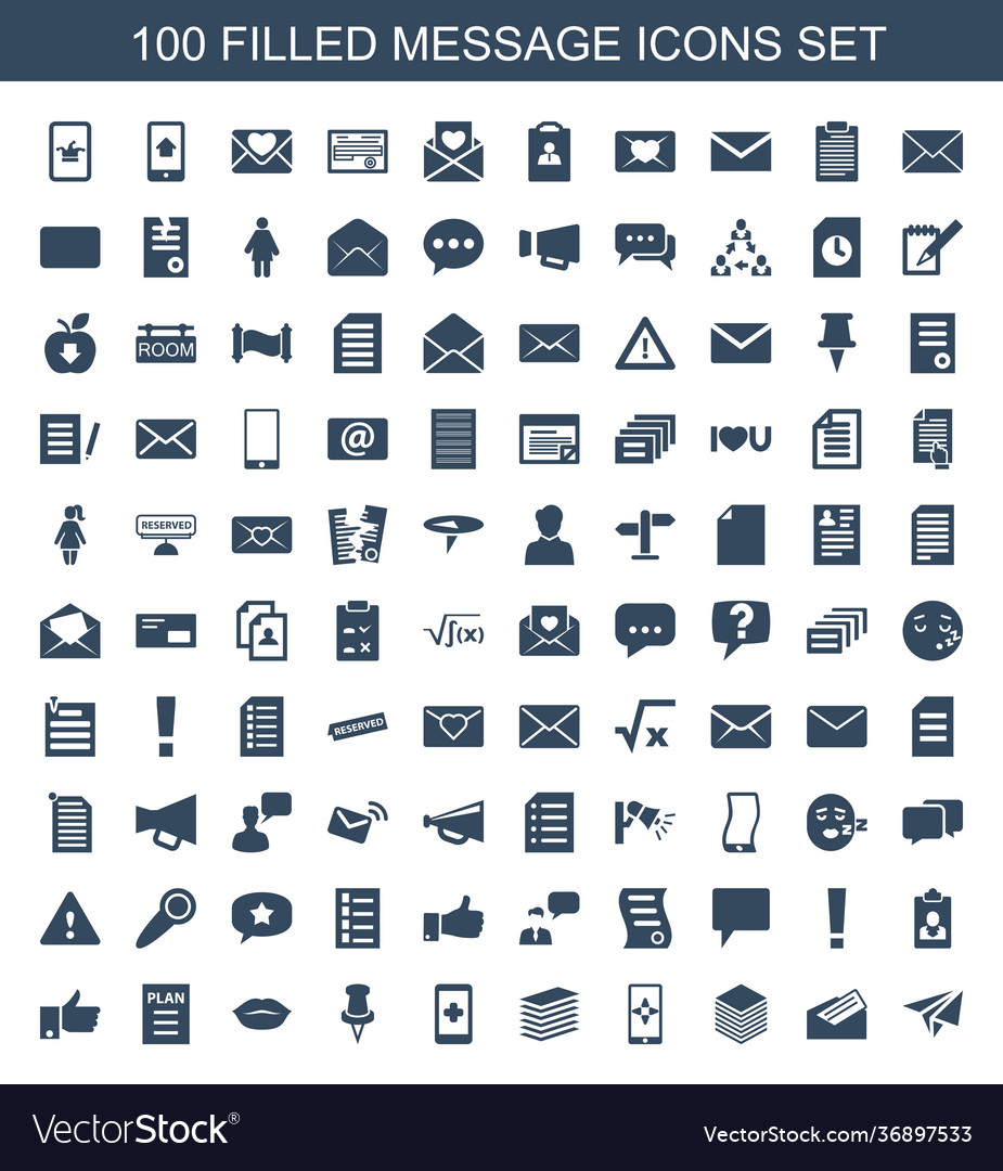Message icons
