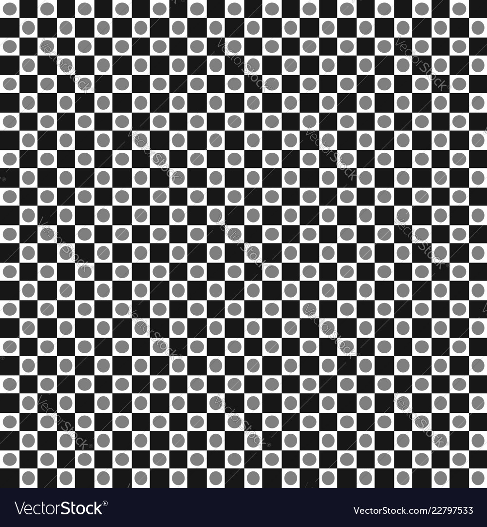 Pattern of alternating squares and circles vector image Pattern of alternating squares and circles