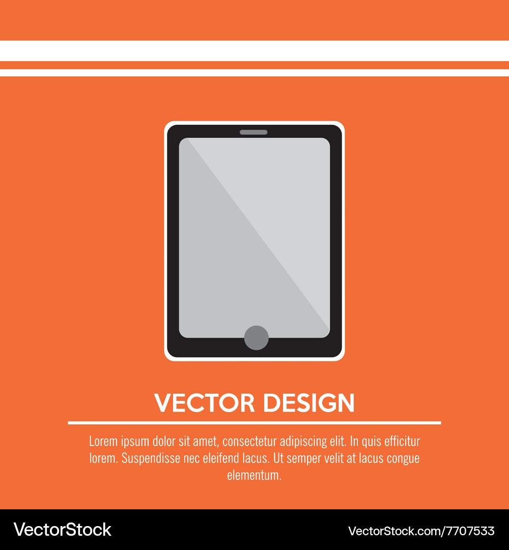 Technology icon design Royalty Free Vector Image