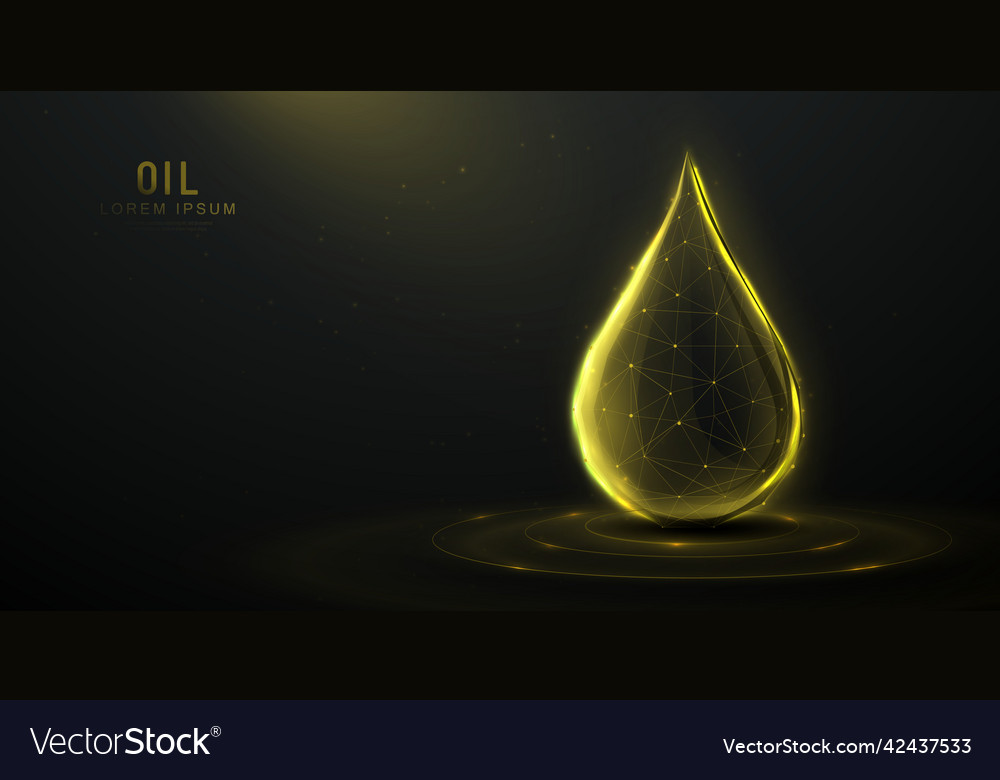 Waterdrop splash oil cosmetic form lines Vector Image