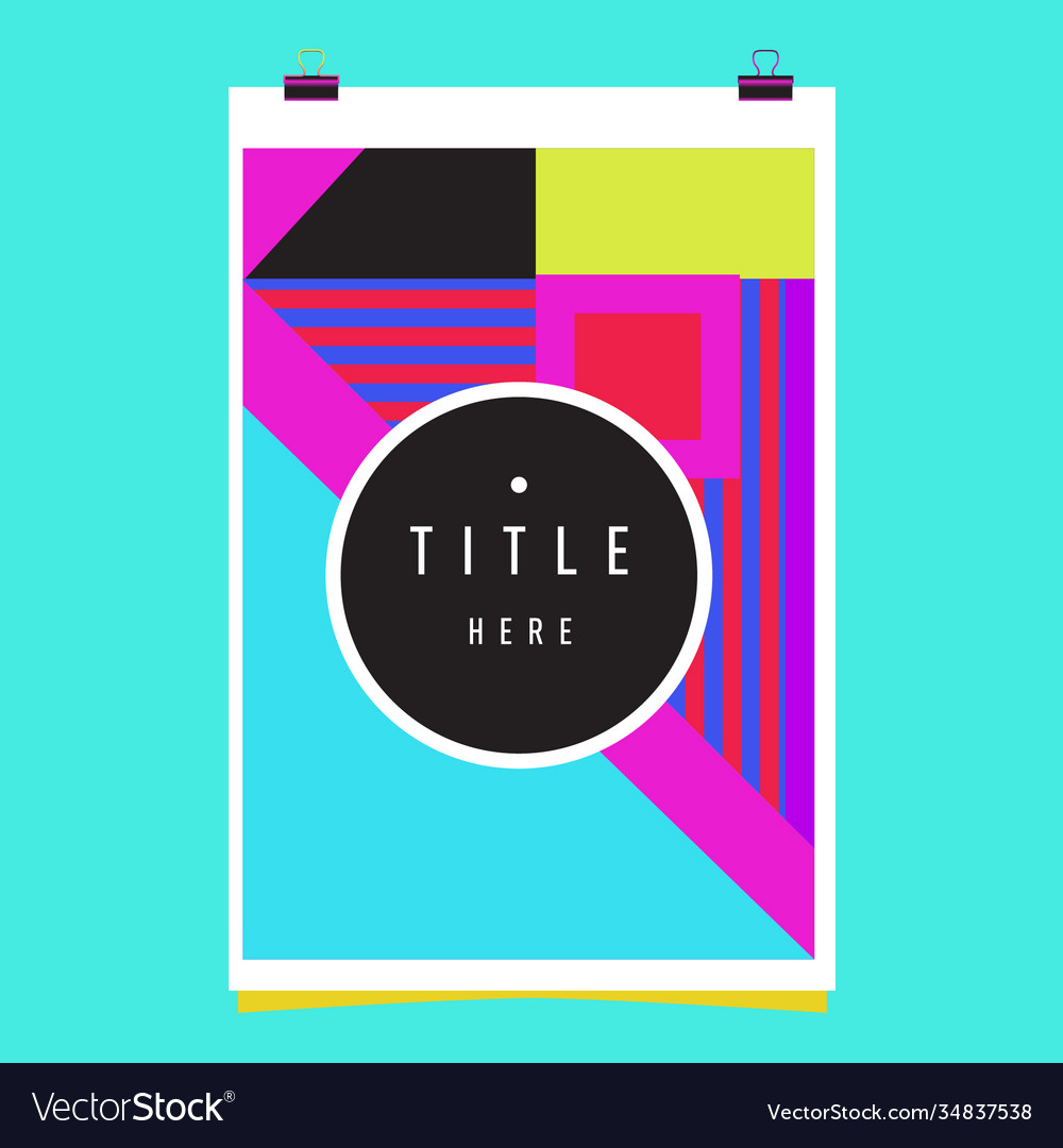 Abstract colorful geometric pattern background