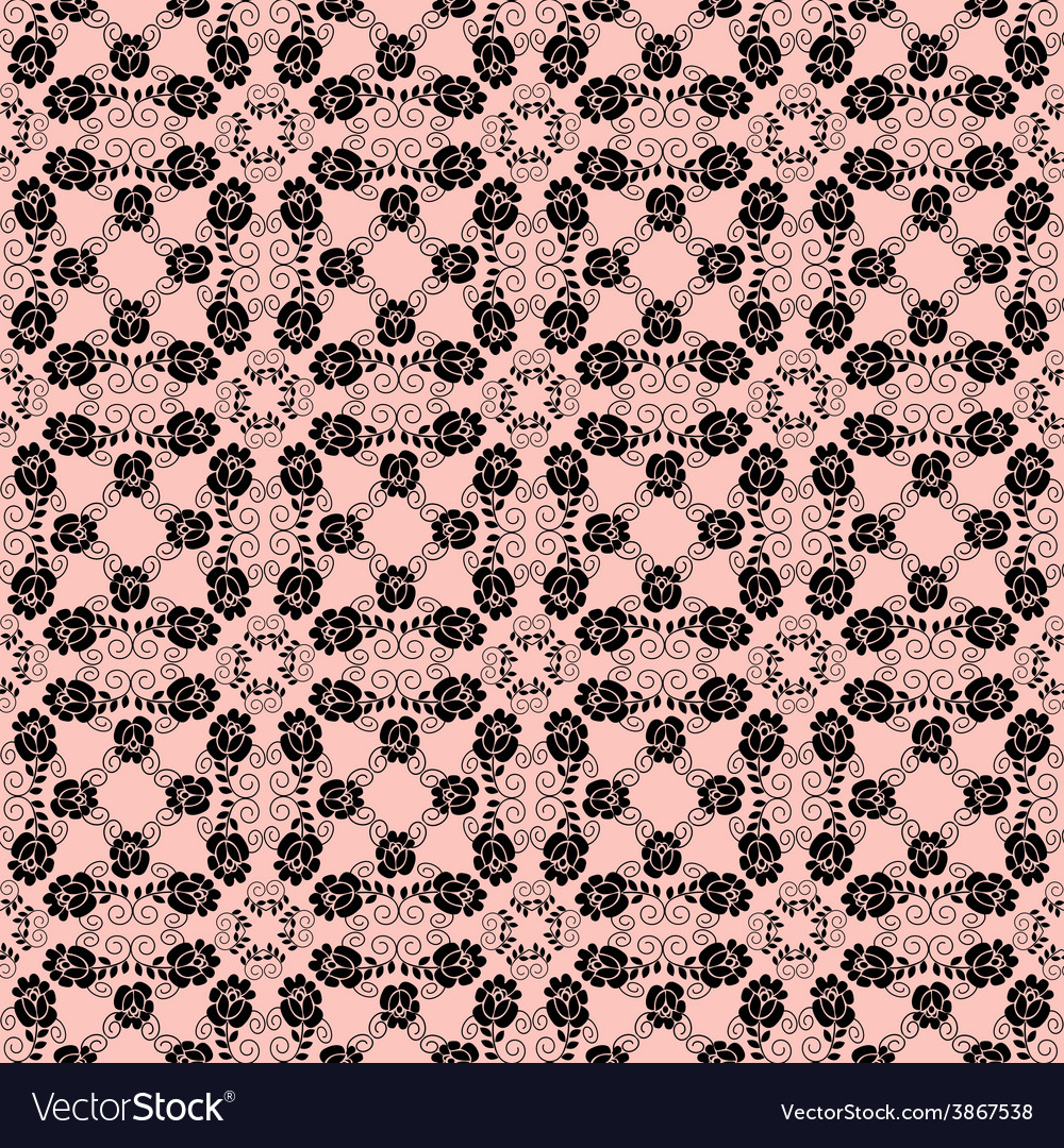 Floral lace pattern