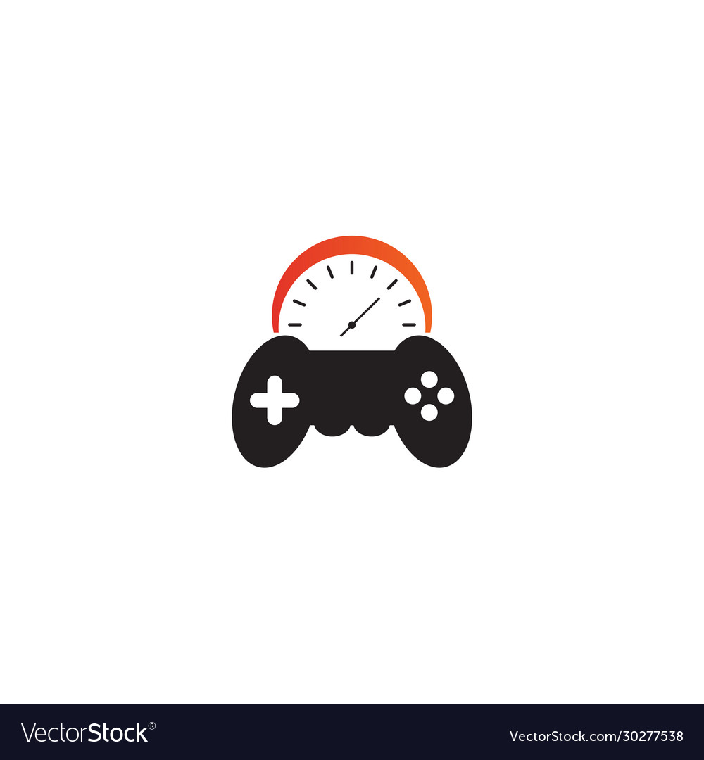 Game controller logo design template