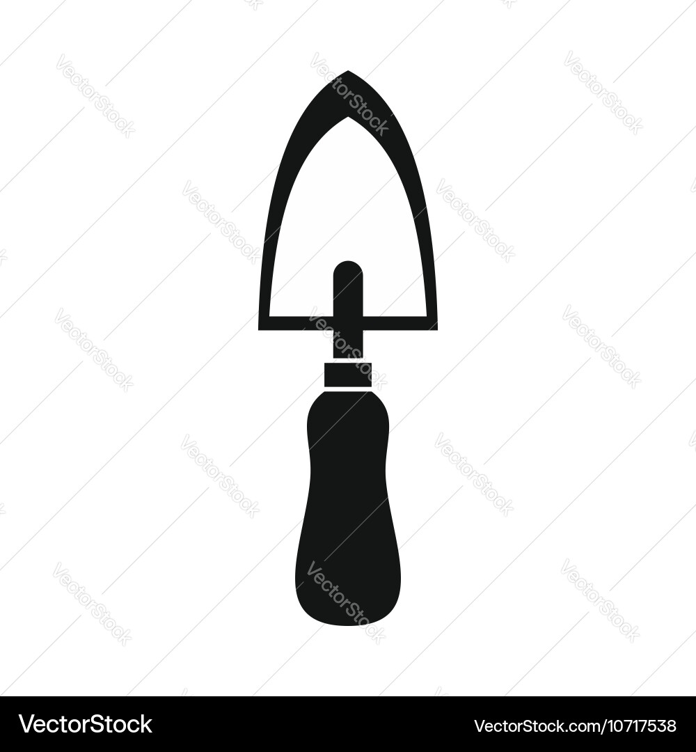 Garden trowel icon simple style Royalty Free Vector Image