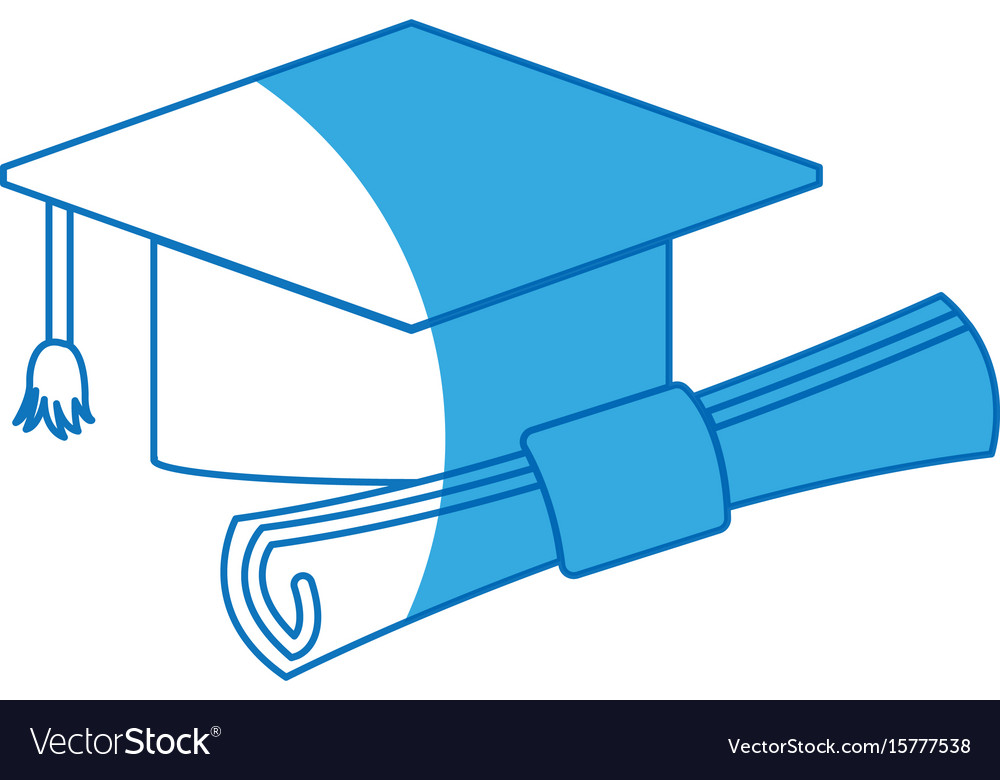 graduation hat and diploma