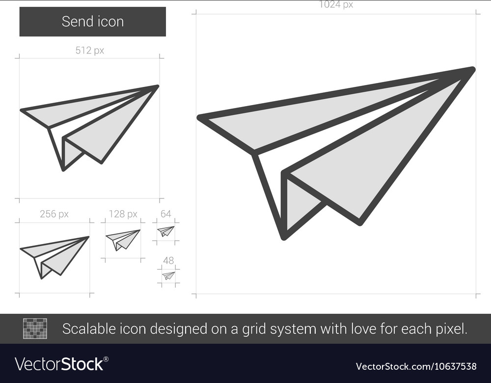 Send line icon