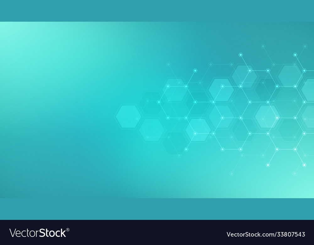 Abstract background with hexagons pattern