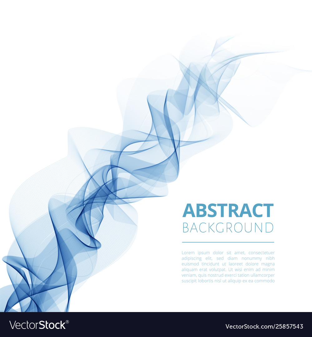 Abstract color wave background smoke