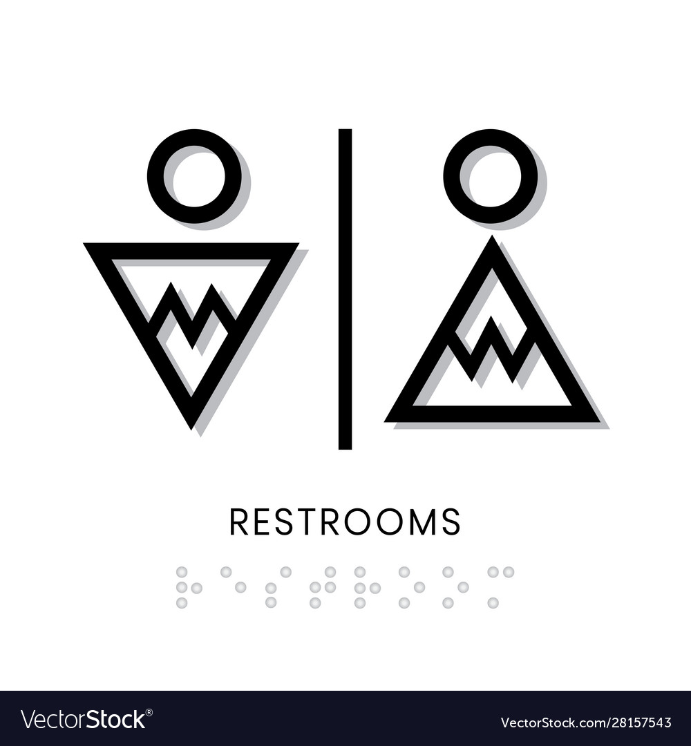 Accessible Restroom Sign