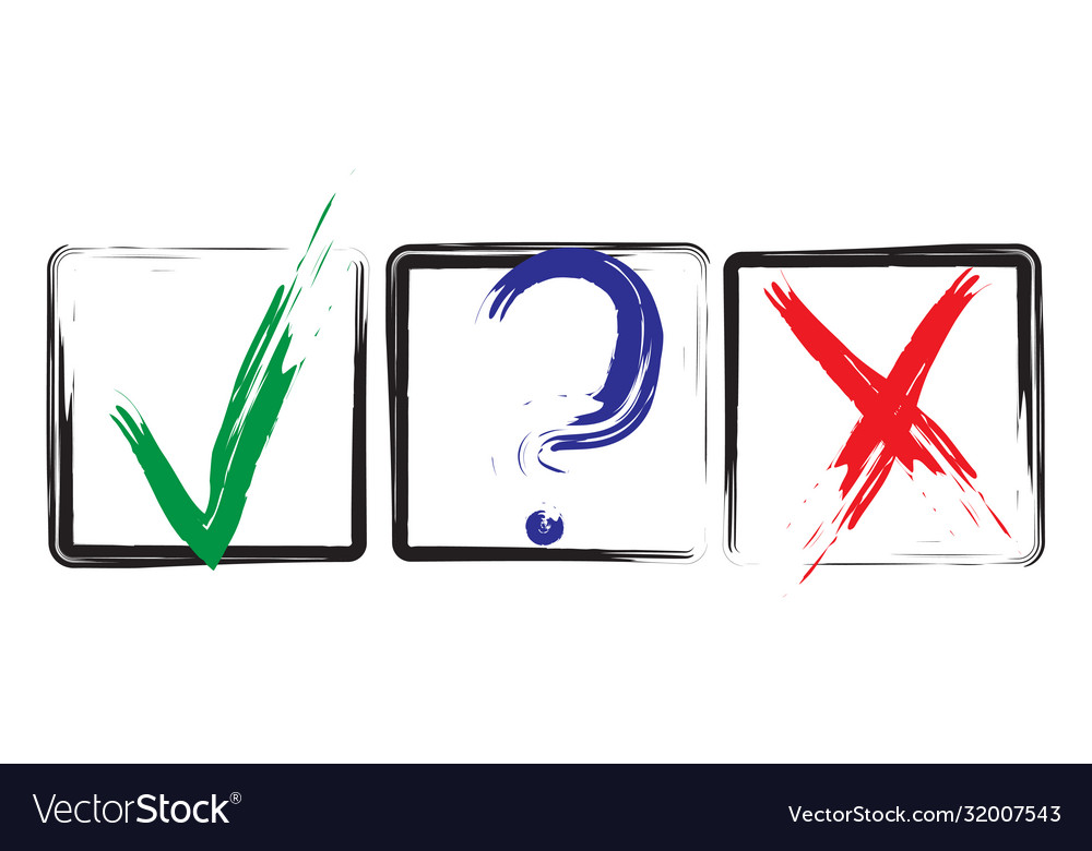 Check marks set