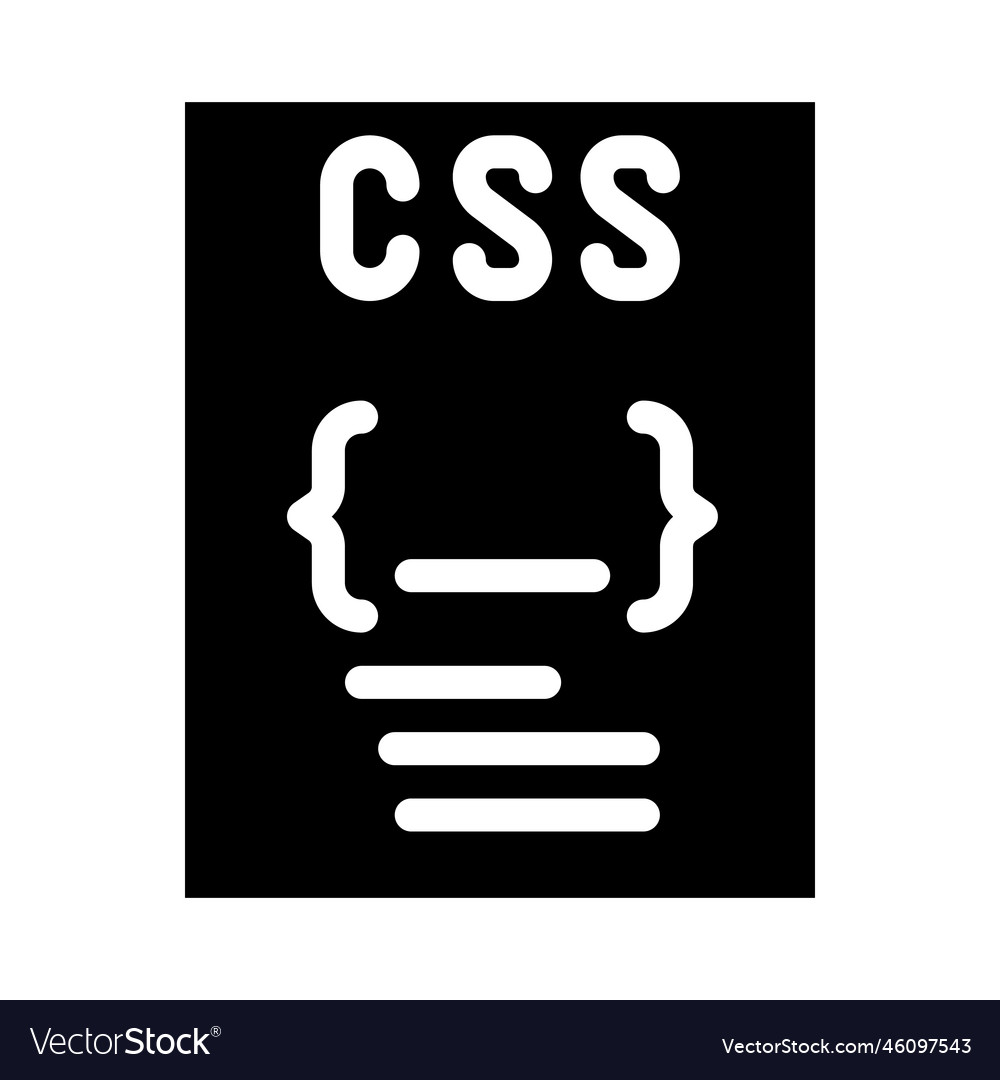 Csv file format document glyph icon