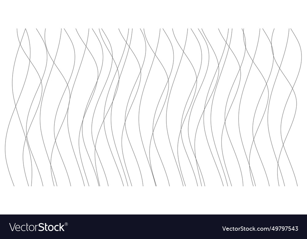 Hand drawn lines abstract pattern wave simple