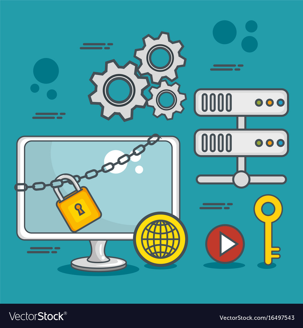 Internet security concept