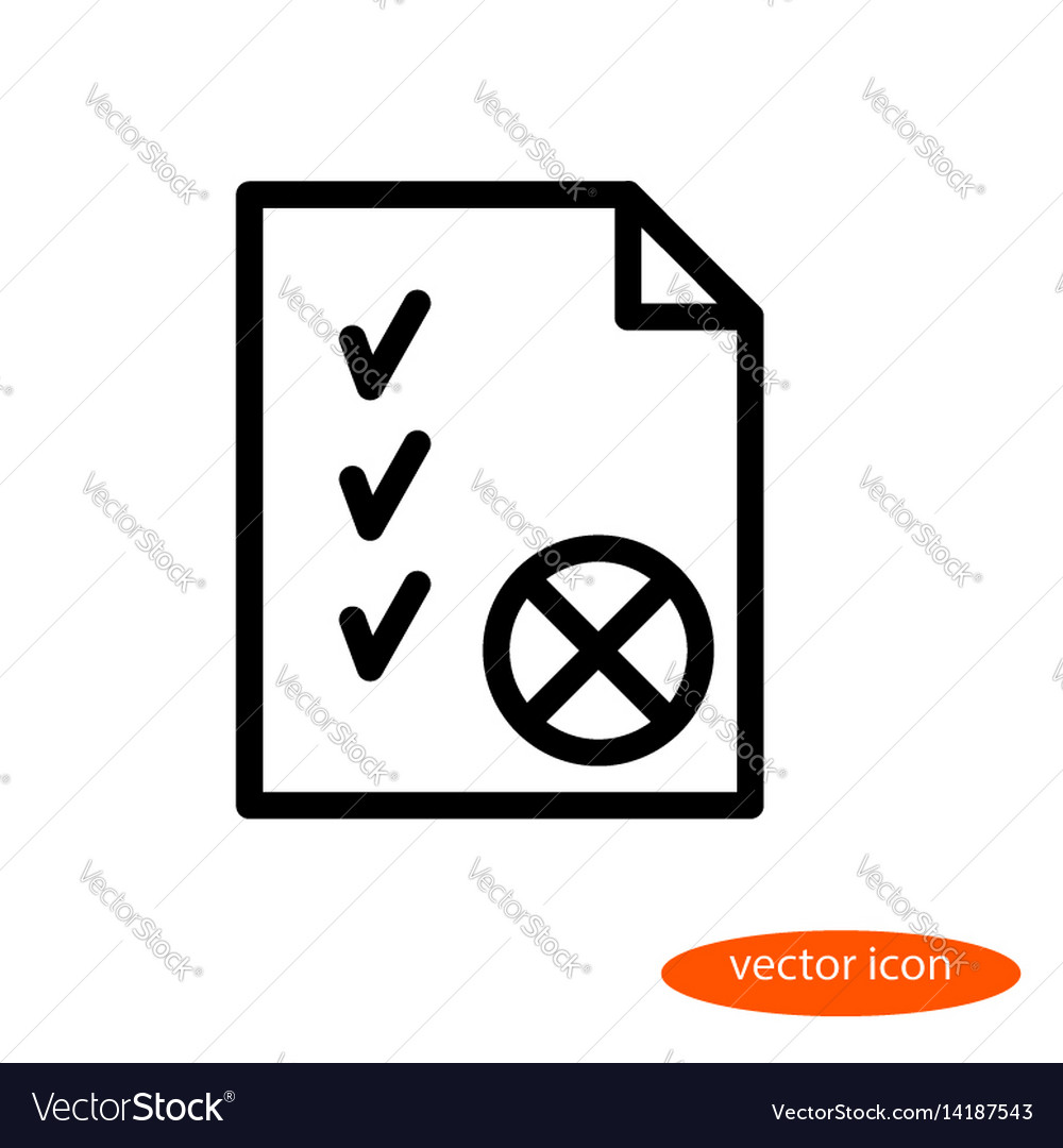 Linear image of a sheet paper with three