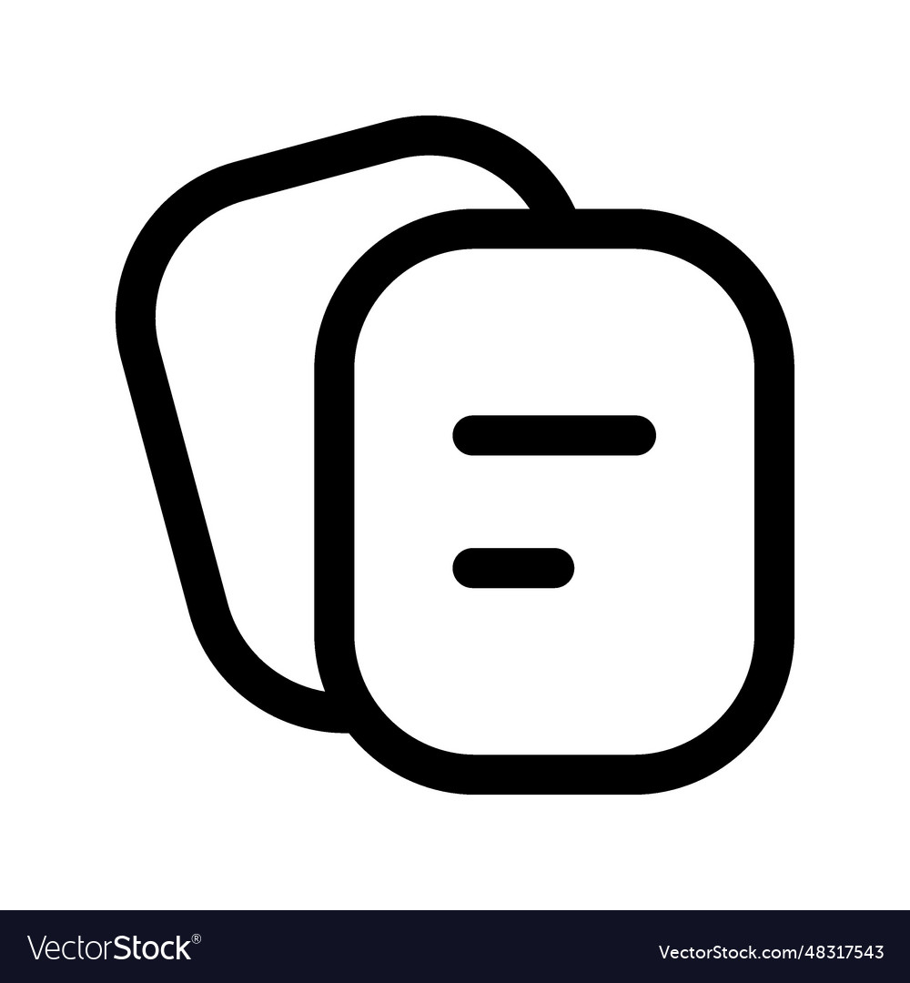 Note text icon vector image Note text icon