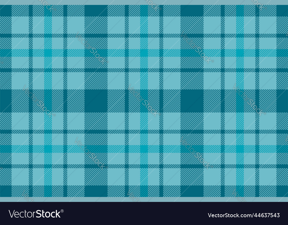 Plaid background check seamless pattern in blue Vector Image