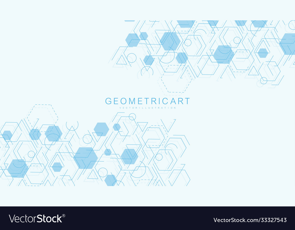 Science network pattern connecting lines and dots