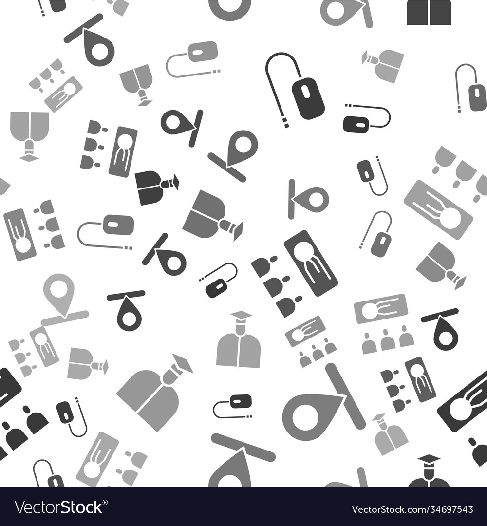 Set computer mouse location training vector image Set computer mouse location training