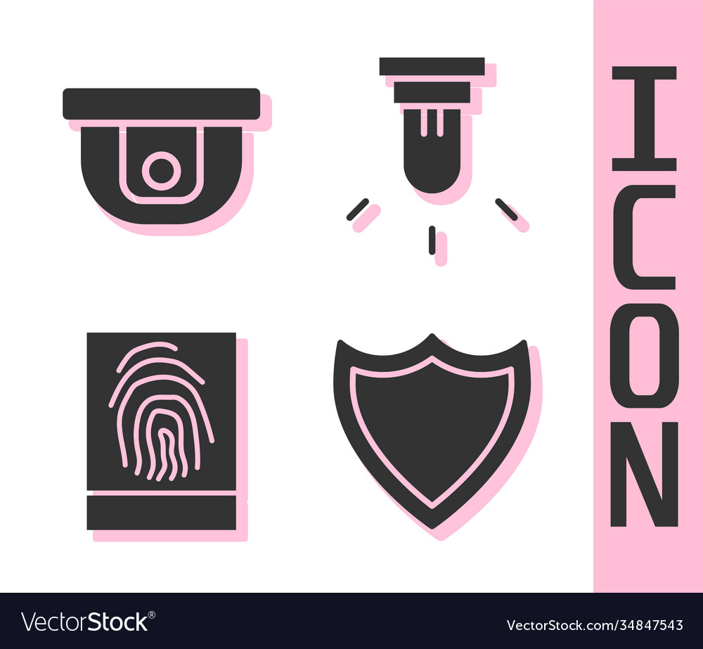 Set shield motion sensor fingerprint