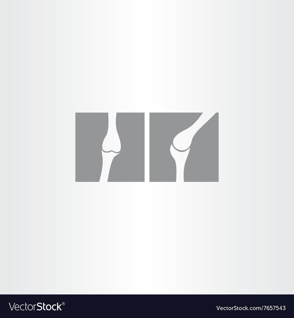 X ray bone icon design