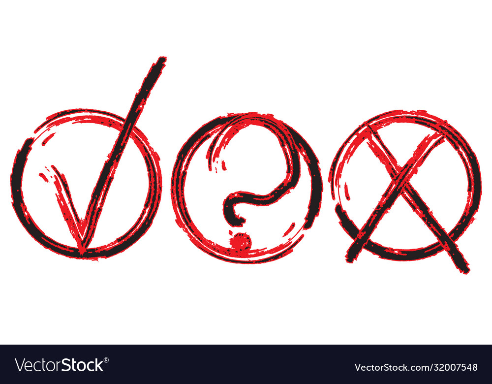 Brush check marks new set