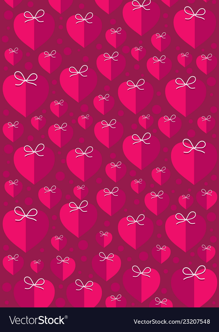 Creative heart shape pattern background