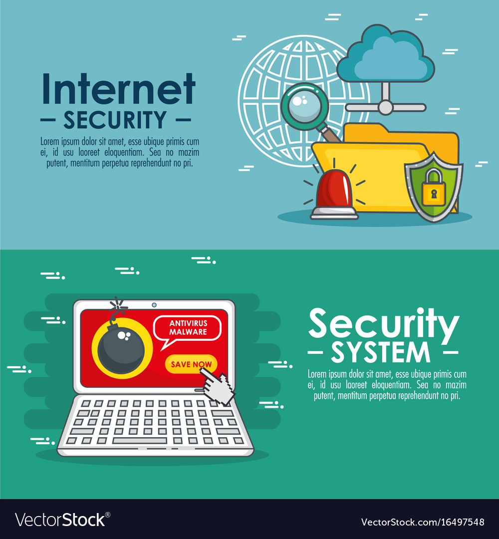 Internet security concept