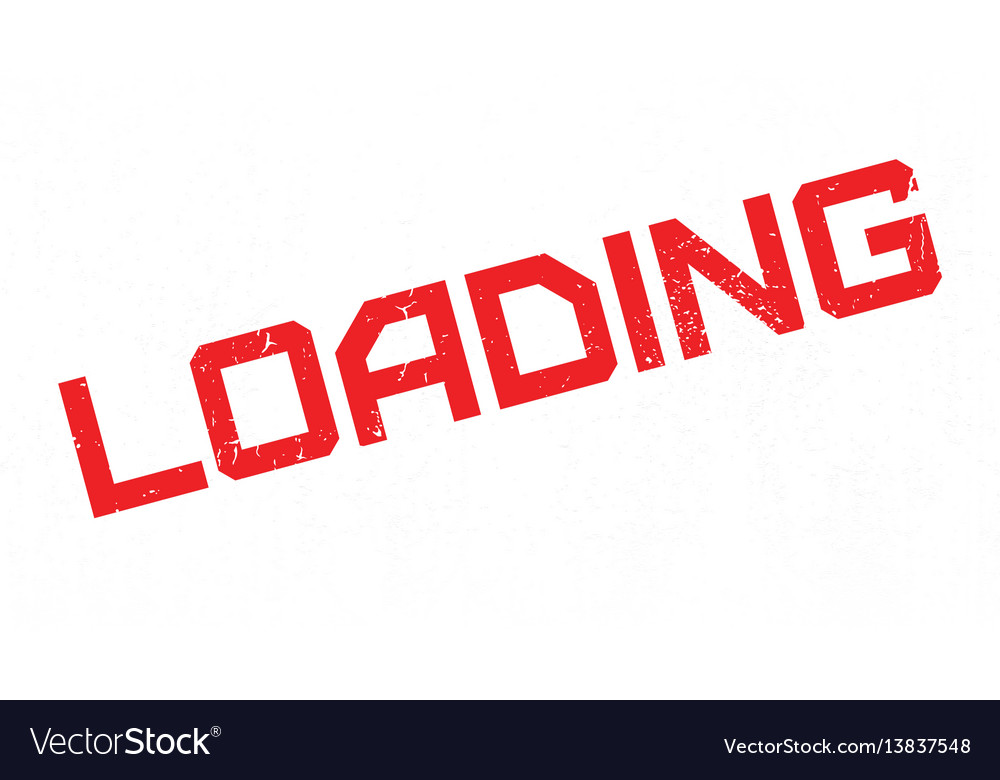 Loading rubber stamp Royalty Free Vector Image