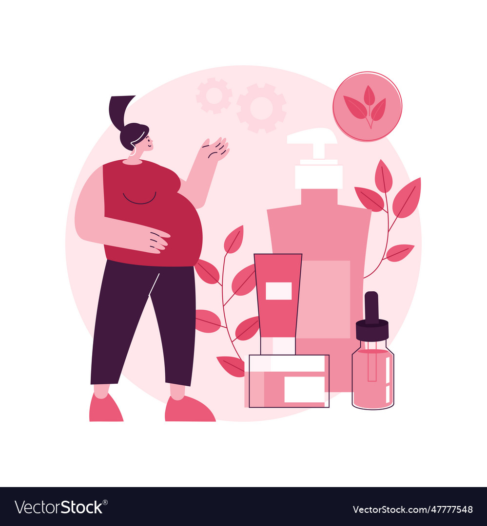 Maternity care products abstract concept