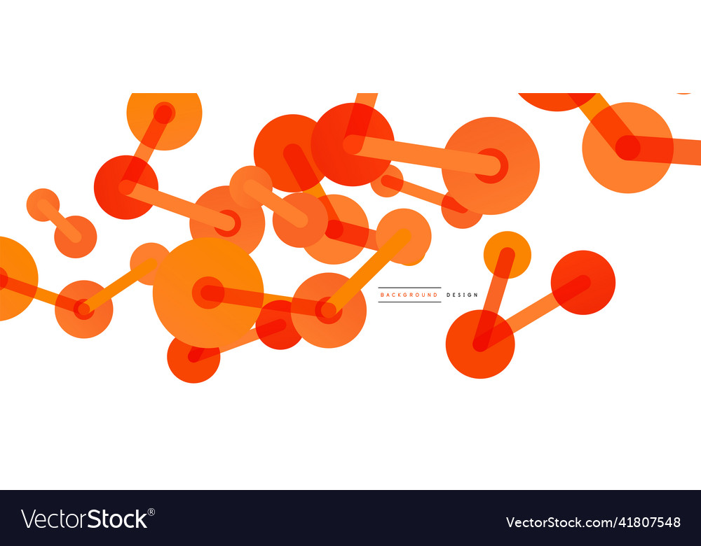 Network concept abstract background dots vector image Network concept abstract background dots