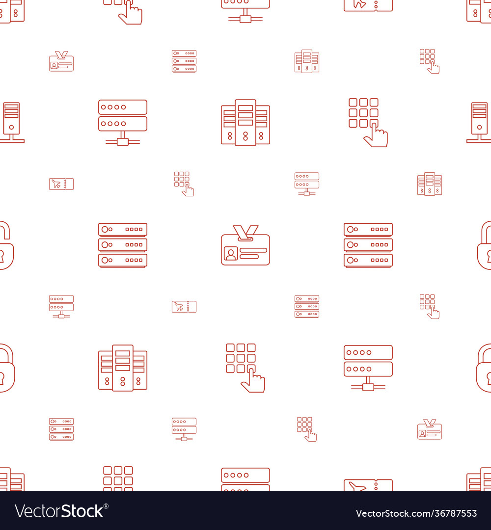 Access icons pattern seamless white background