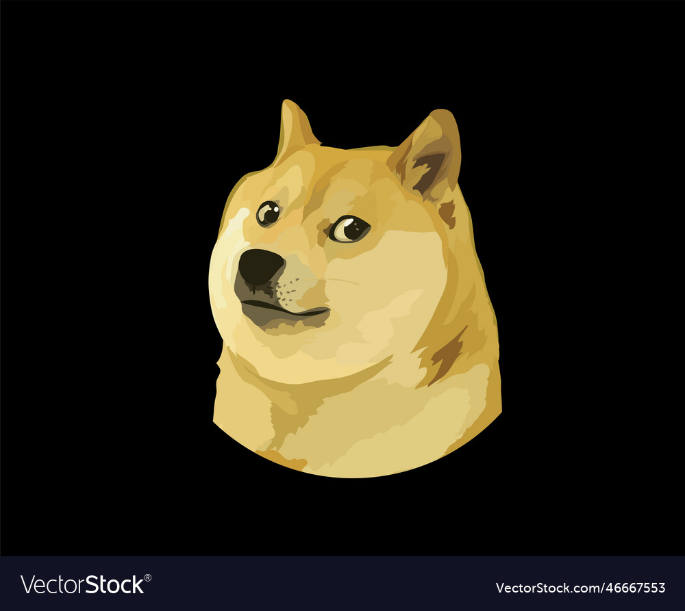 Dogecoin crypto currency logo twitter social media