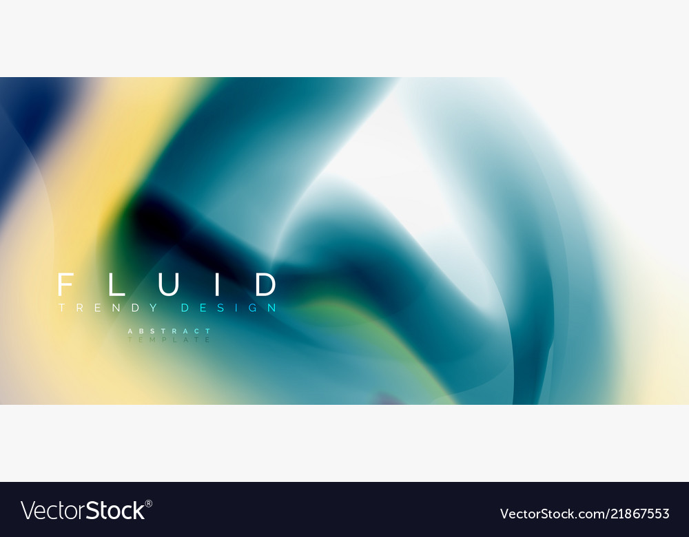 Fluid flowing wave abstract background