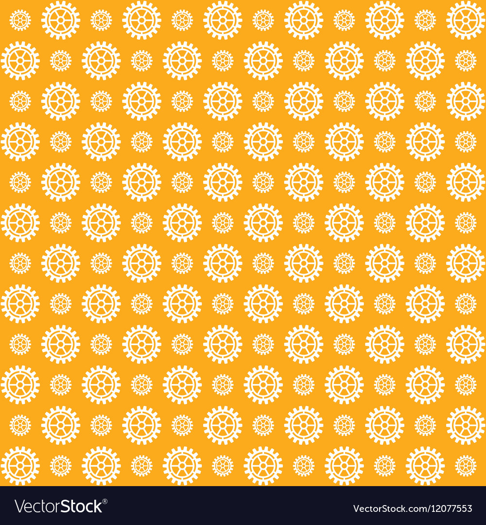 Gears icons seamless patterns