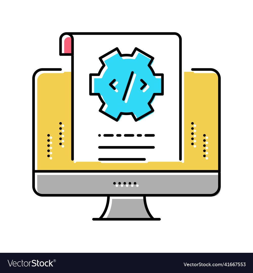 Script code color icon