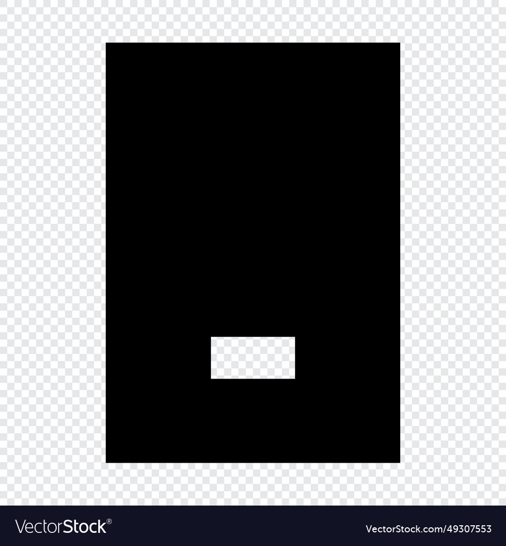 Smartphone icon suitable for website ui design vector image Smartphone icon suitable for website ui design