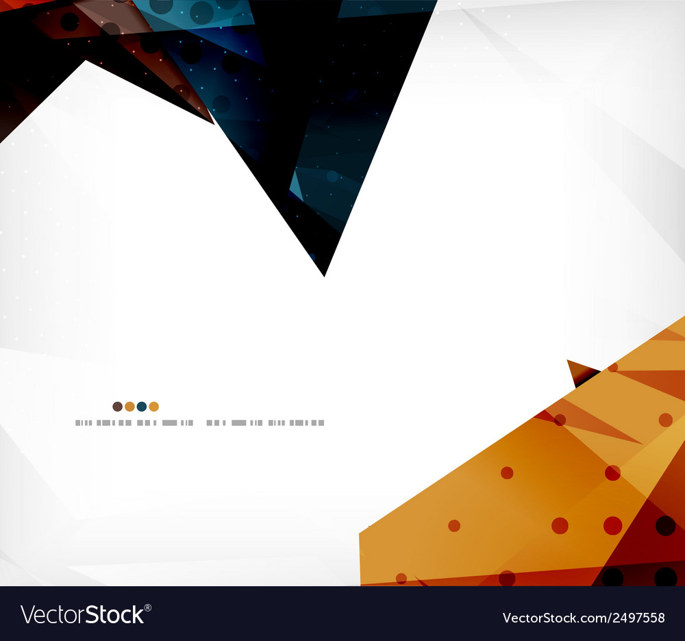 Abstract colorful overlapping composition