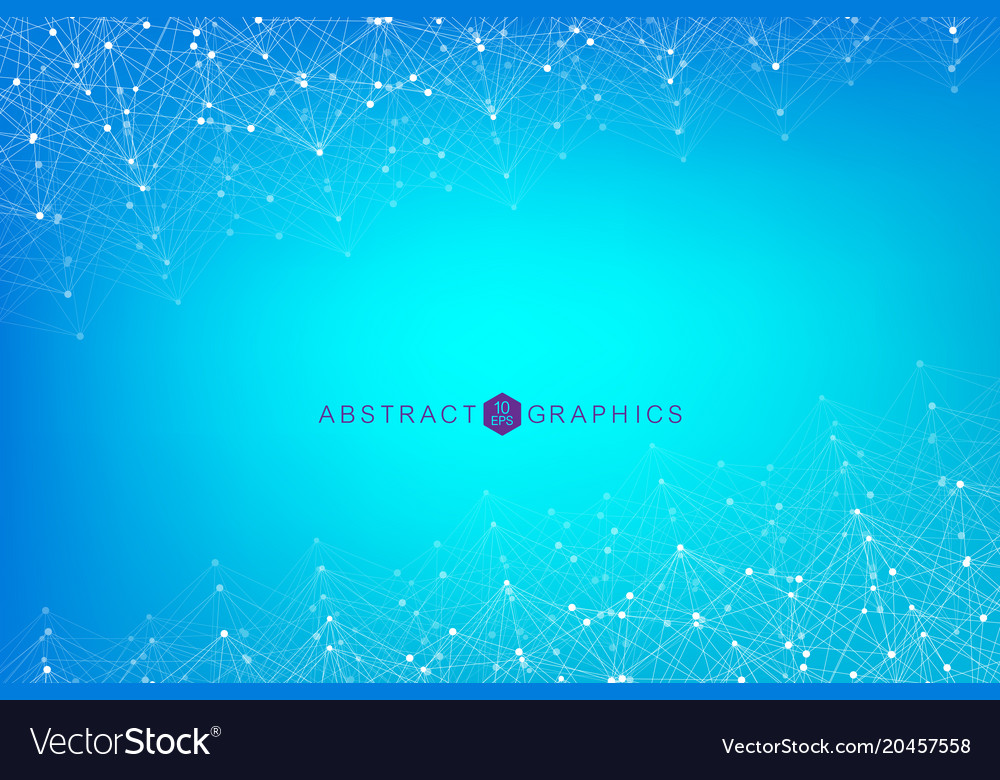 Big data visualization background modern
