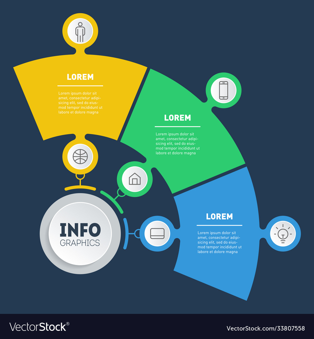 Business Pipeline Diagram - 3 Steps