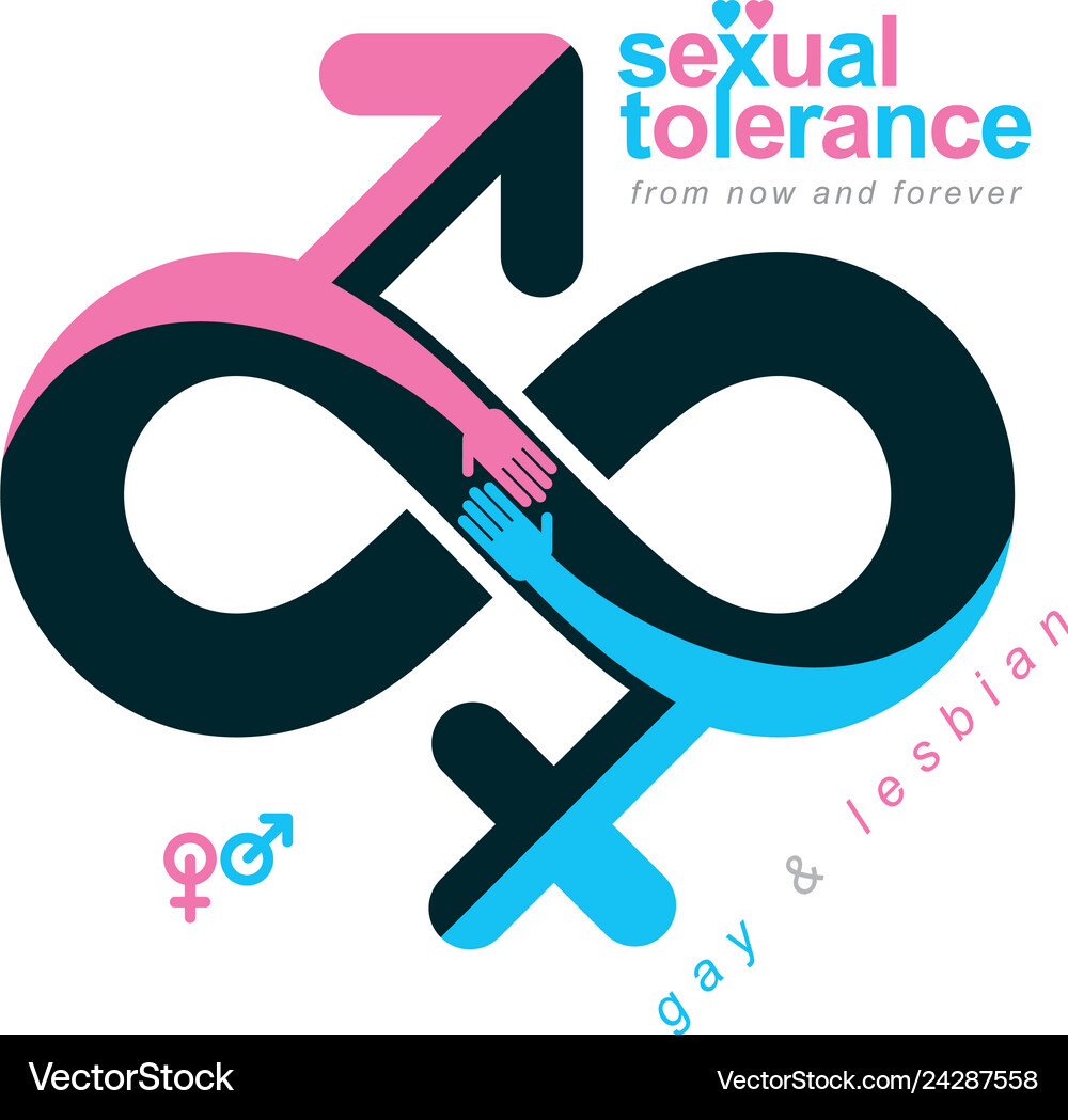 Everlasting love concept symbol created Royalty Free Vector