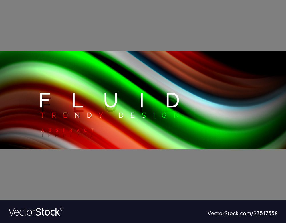 Fluid wave line background or pattern geometric Vector Image Fluid wave line background or pattern geometric