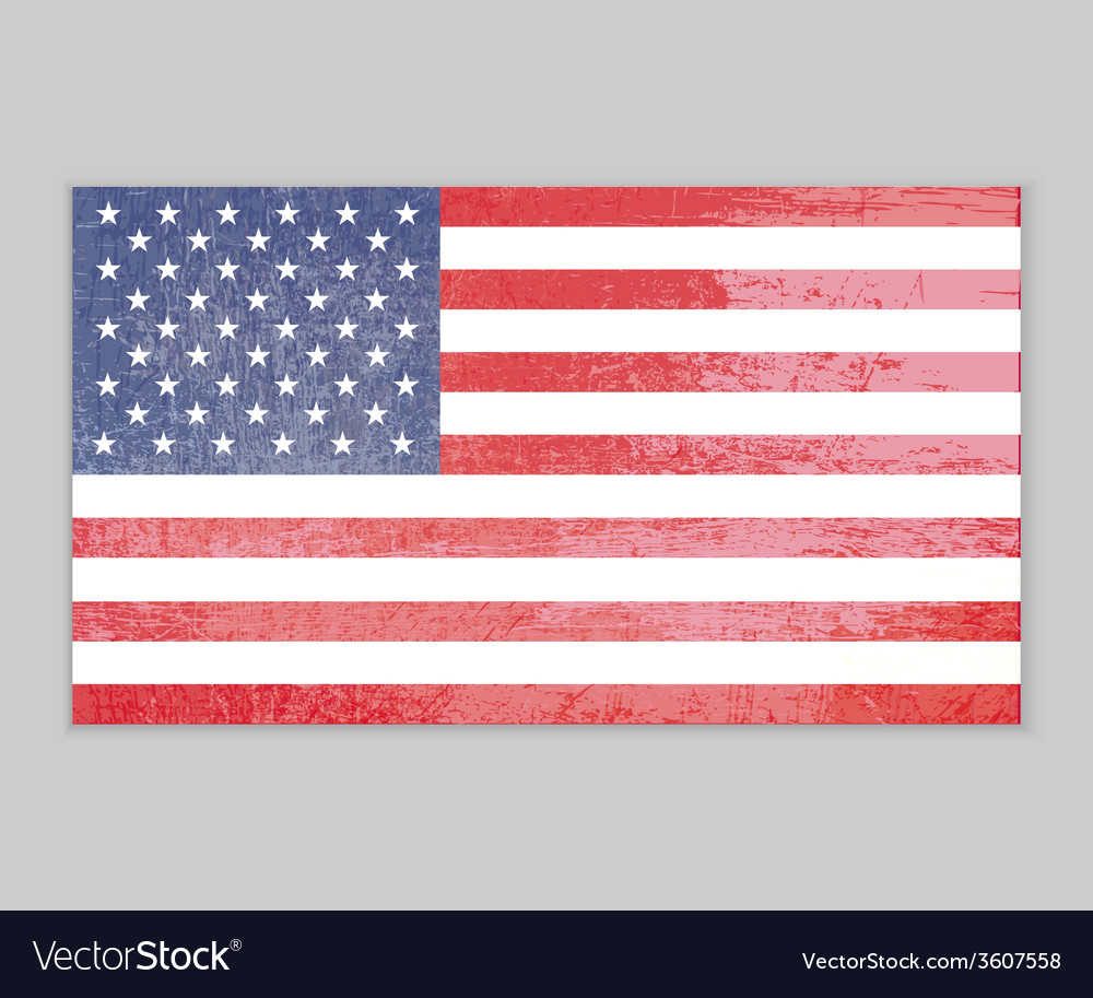 Grunge American Flag