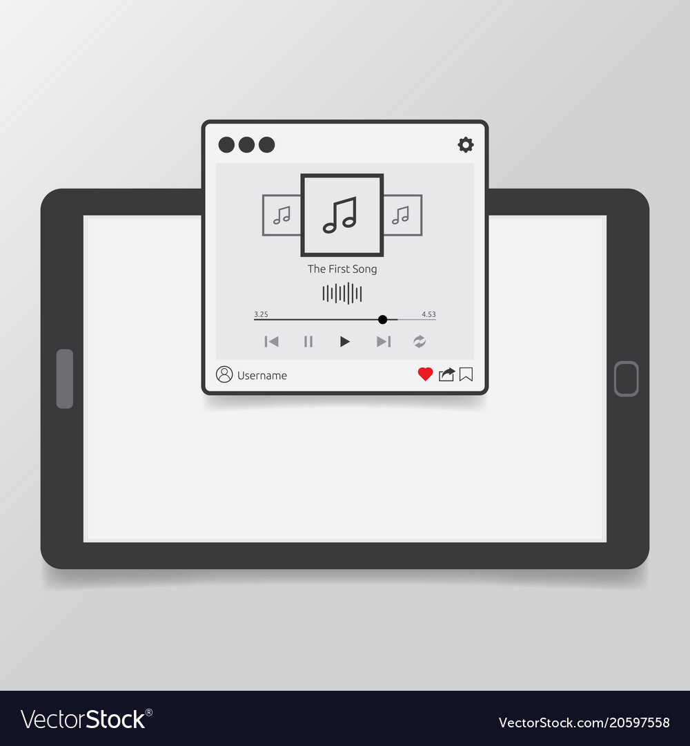 Isolated audio streaming player user interface