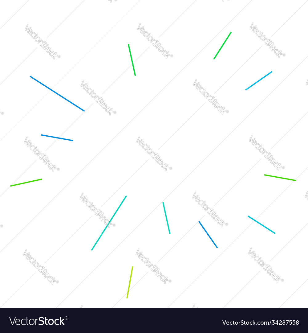 Radial radiating lines abstract burst element vector image Radial radiating lines abstract burst element