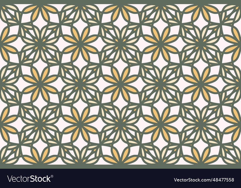Seamless abstract geometric shape pattern vector image Seamless abstract geometric shape pattern
